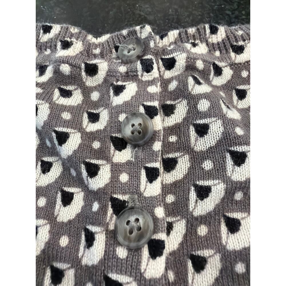 Ann Taylor Loft Button Back Patterned Lightweight… - image 7